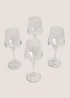 4 Pack Luna Wine Glasses Image 1