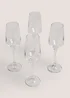 4 Pack Luna Champagne Flutes Image 1