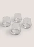 4 Pack Luna Glass Tumblers Image 1
