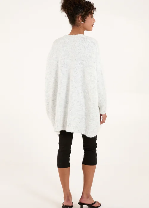 Blue Vanilla Stone Round Neck Jumper - One Size Image 2