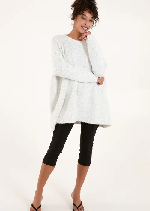 Blue Vanilla Stone Round Neck Jumper - One Size Image 1