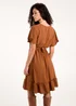 Blue Vanilla Brown Chain Belt Dress - S/M Image 2