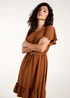 Blue Vanilla Brown Chain Belt Dress - S/M Image 4