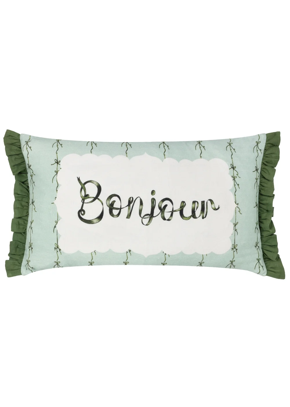 furn. Bonjour Cotton Filled Cushion (30cm x 50cm) - One Size Image 2