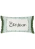 furn. Bonjour Cotton Filled Cushion (30cm x 50cm) - One Size Image 2