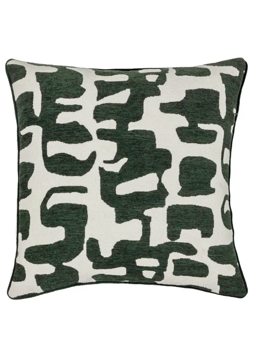 Hoem Caval Boucle Jacquard Filled Cushion (50cm x 50cm) - 50cm x 50cm Image 1