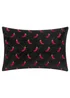 furn. Chillies Embroidered Filled Cushion (40cm x 60cm) - One Size Image 1