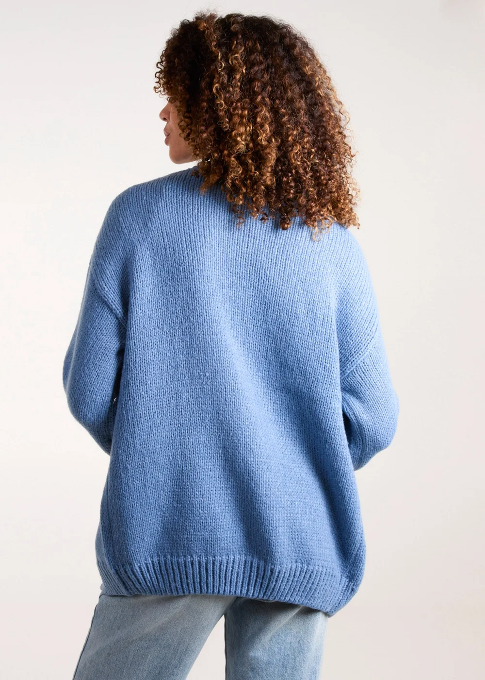 Blue Vanilla Blue Daisy Large Flower Cardigan - Medium/Large Image 2