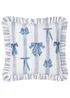 furn. Noortje Ruffle Bows Cotton Filled Cushion (43cm x 43cm) - 45cm x 45cm Image 2