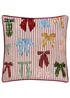 furn. Noortje Bows Printed Filled Cushion (45cm x 45cm) - 45cm x 45cm Image 1