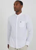 Brave Soul White Cotton Long Sleeve Oxford Shirt - Extra Large Image 1