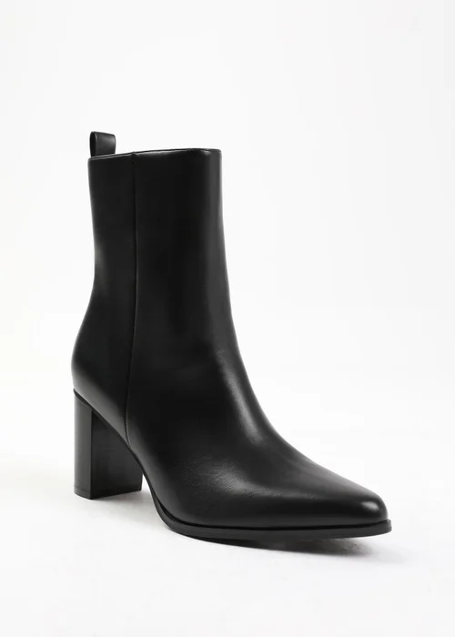 Where's That From North Black Block Heel Ankle Boots - Size 6 Image 3