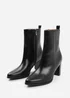 Where's That From North Black Block Heel Ankle Boots - Size 6 Image 2