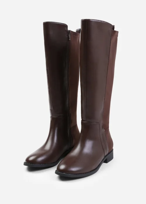 Where's That From Parker Dark Brown Knee High Boots - Size 8 Image 4