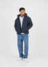 Brave Soul Navy Padded Hooded Jacket - L Image 4