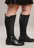 Where's That From Parker Black Wide Calf Knee High Boots - Size 4 Image 1
