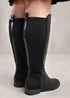 Where's That From Parker Black Wide Calf Knee High Boots - Size 4 Image 3