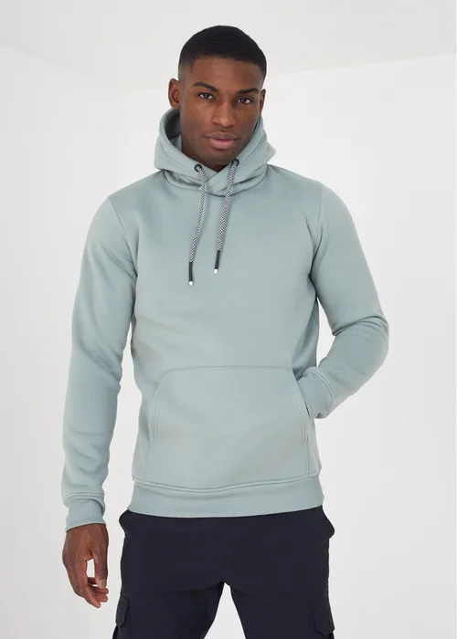 Brave Soul Green Hoody With Kangaroo Pocket - XL Image 1