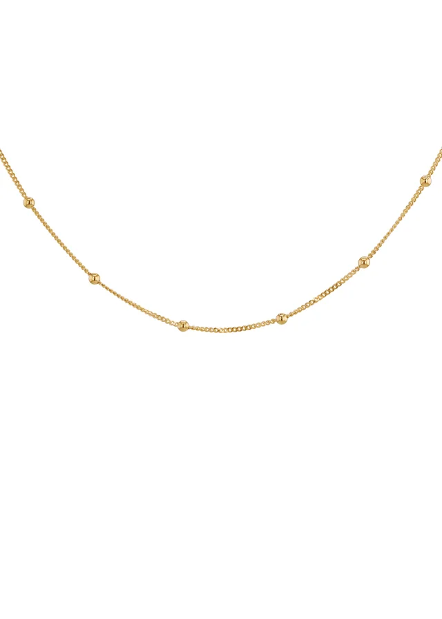 Golden Moments 9ct Yellow Gold Curb and Ball Chain