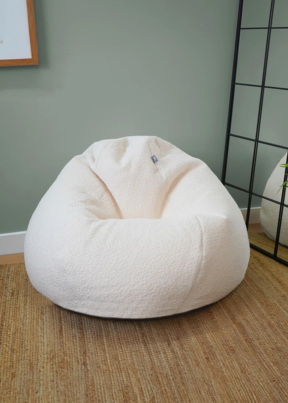 rucomfy Snug Slouchbag Natural Beanbag - One Size Image 1