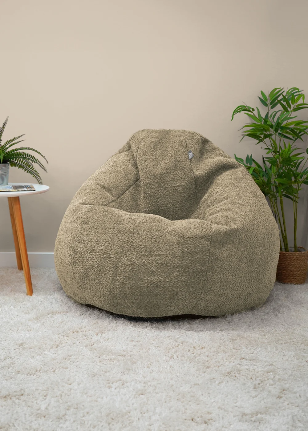 rucomfy Snug Slouchbag Mushroom Beanbag - One Size Image 2