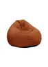 rucomfy Velvet Slouchbag Rust Beanbag - One Size Image 3