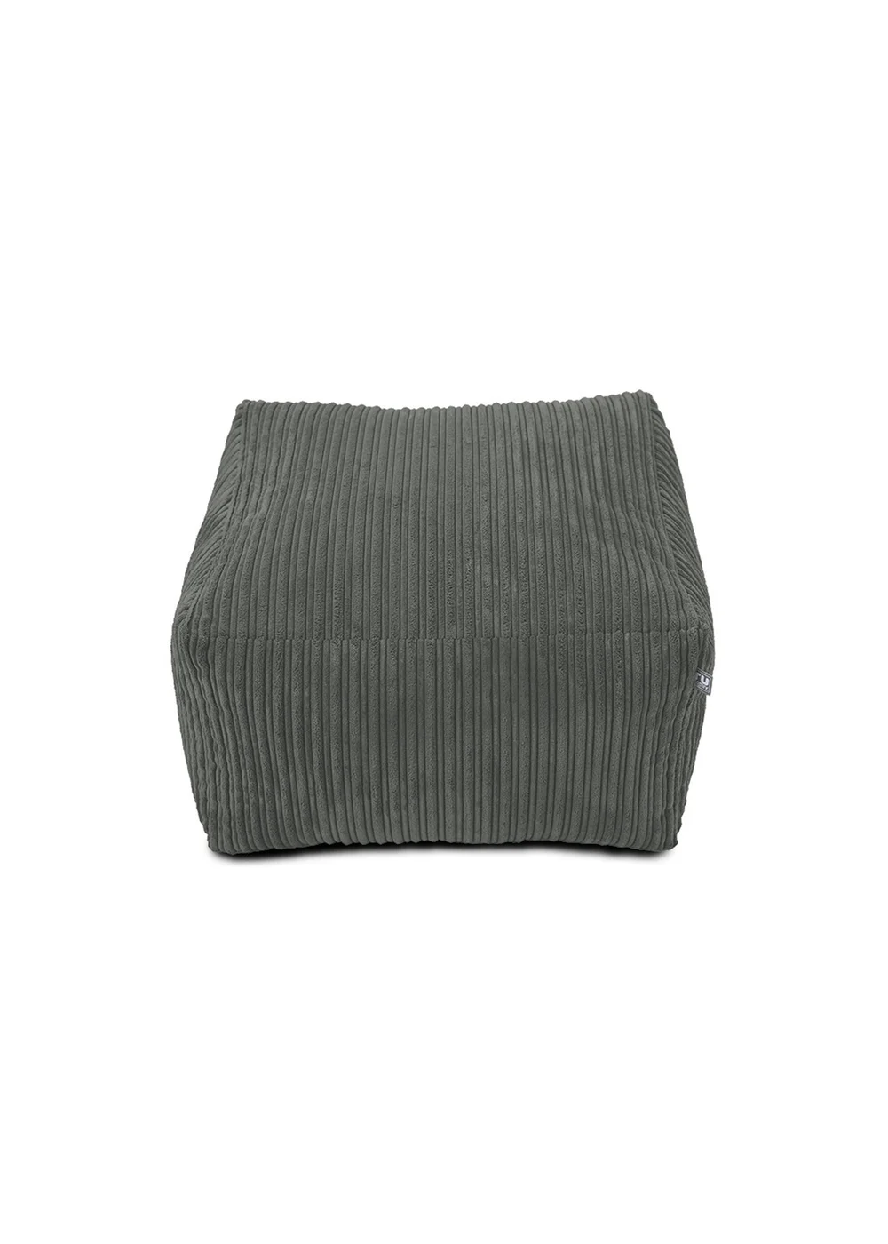 rucomfy Jumbo Cord Ottoman Slate Beanbag - One Size Image 3