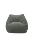 rucomfy Jumbo Cord Large Snuggle Chair Slate Beanbag - One Size Image 2