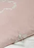 Pink Floral Heart Duvet Set - Single Image 3