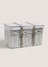 2 Piece White Willow Storage Basket Image 1