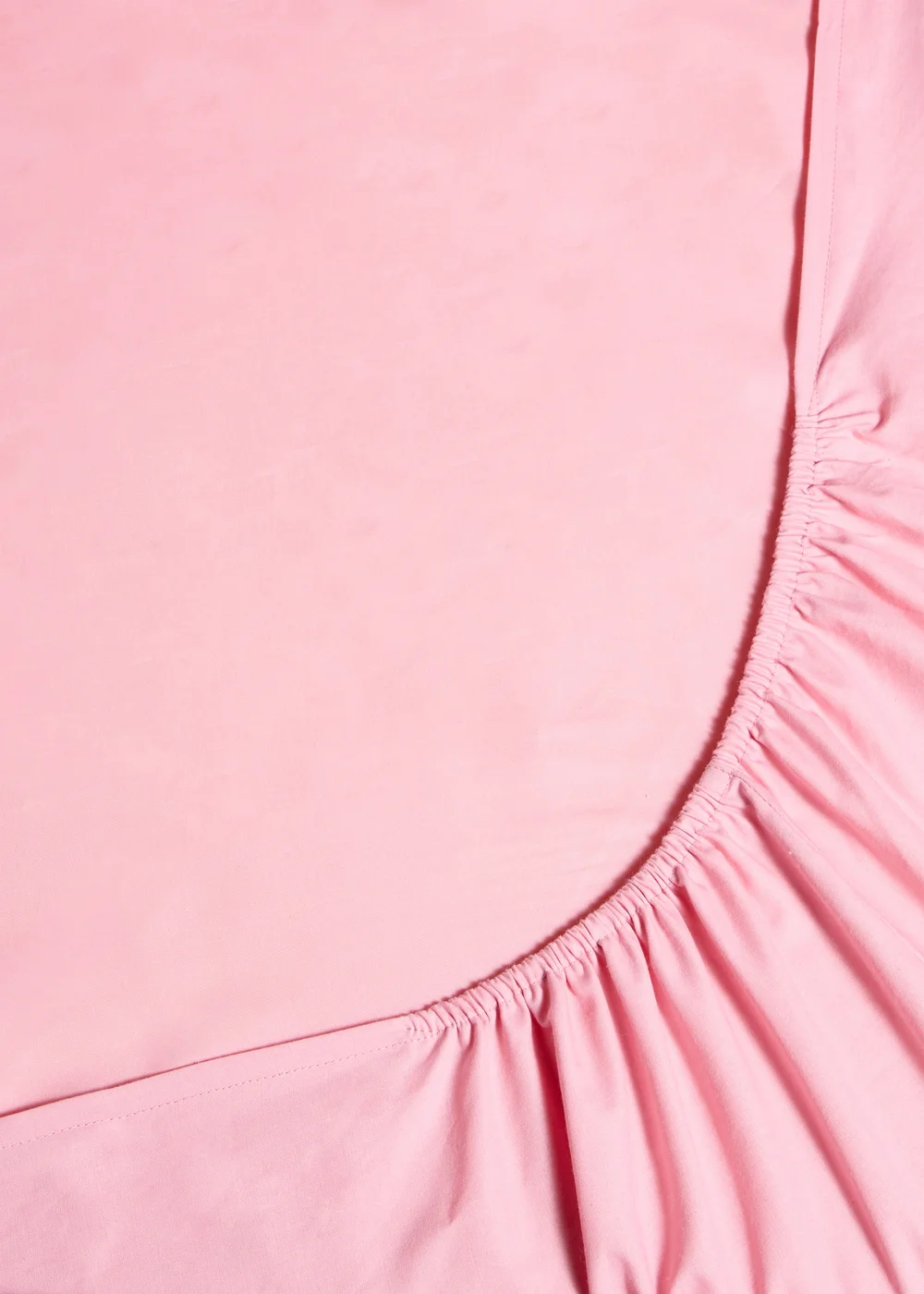 Pink Fitted Bed Sheet - Single Image 2