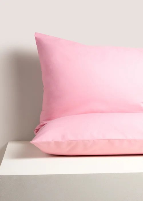 2 Pack Pink Housewife Pillowcases Image 1