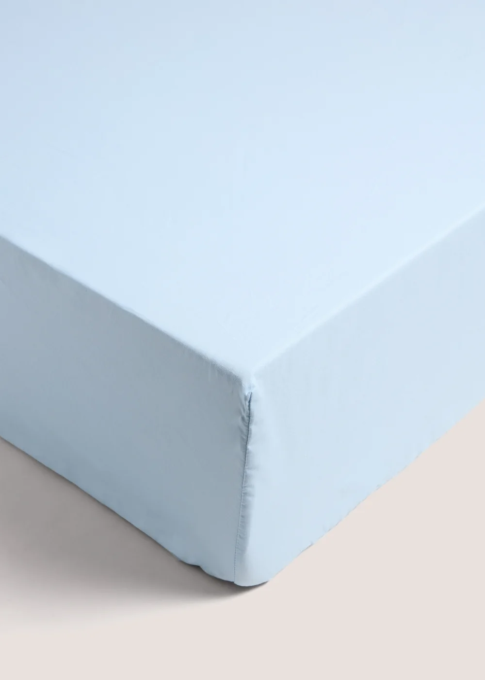 Blue Deep Fit Bed Sheet - Single Image 1