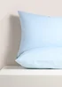 2 Pack Blue Cotton Housewife Pillowcases Image 1