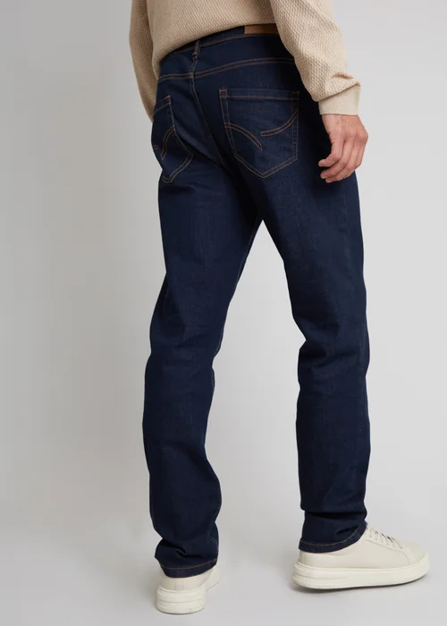 Threadbare Midnight Blue Straight Fit Jeans With Stretch - 32/L32 Image 2