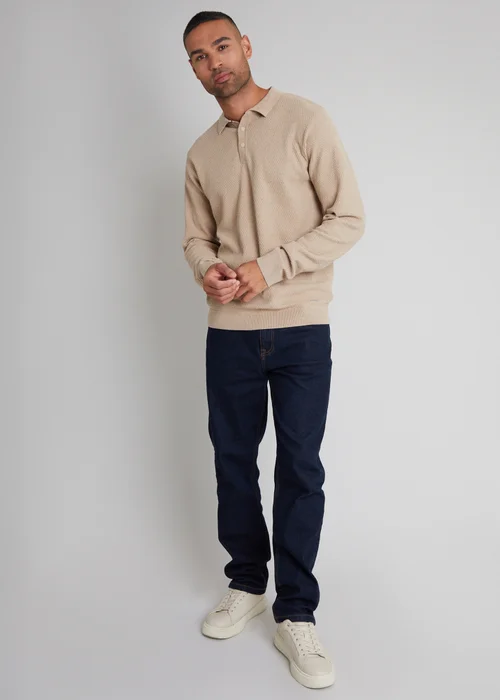 Threadbare Midnight Blue Straight Fit Jeans With Stretch - 32/L32 Image 4