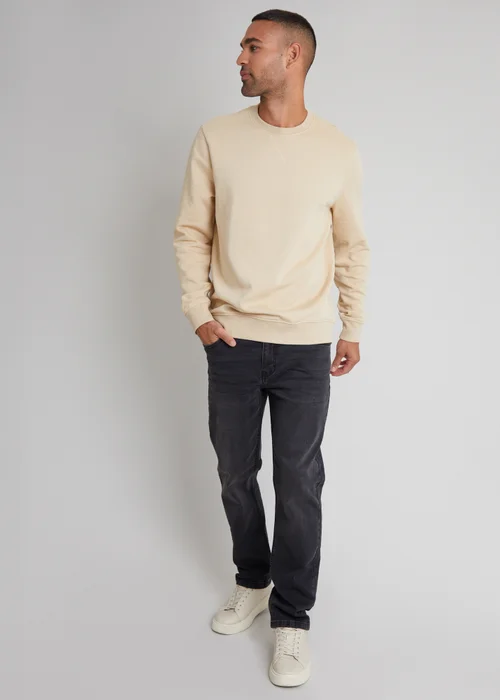 Threadbare Grey Straight Fit Jeans With Stretch - 32/L32 Image 3