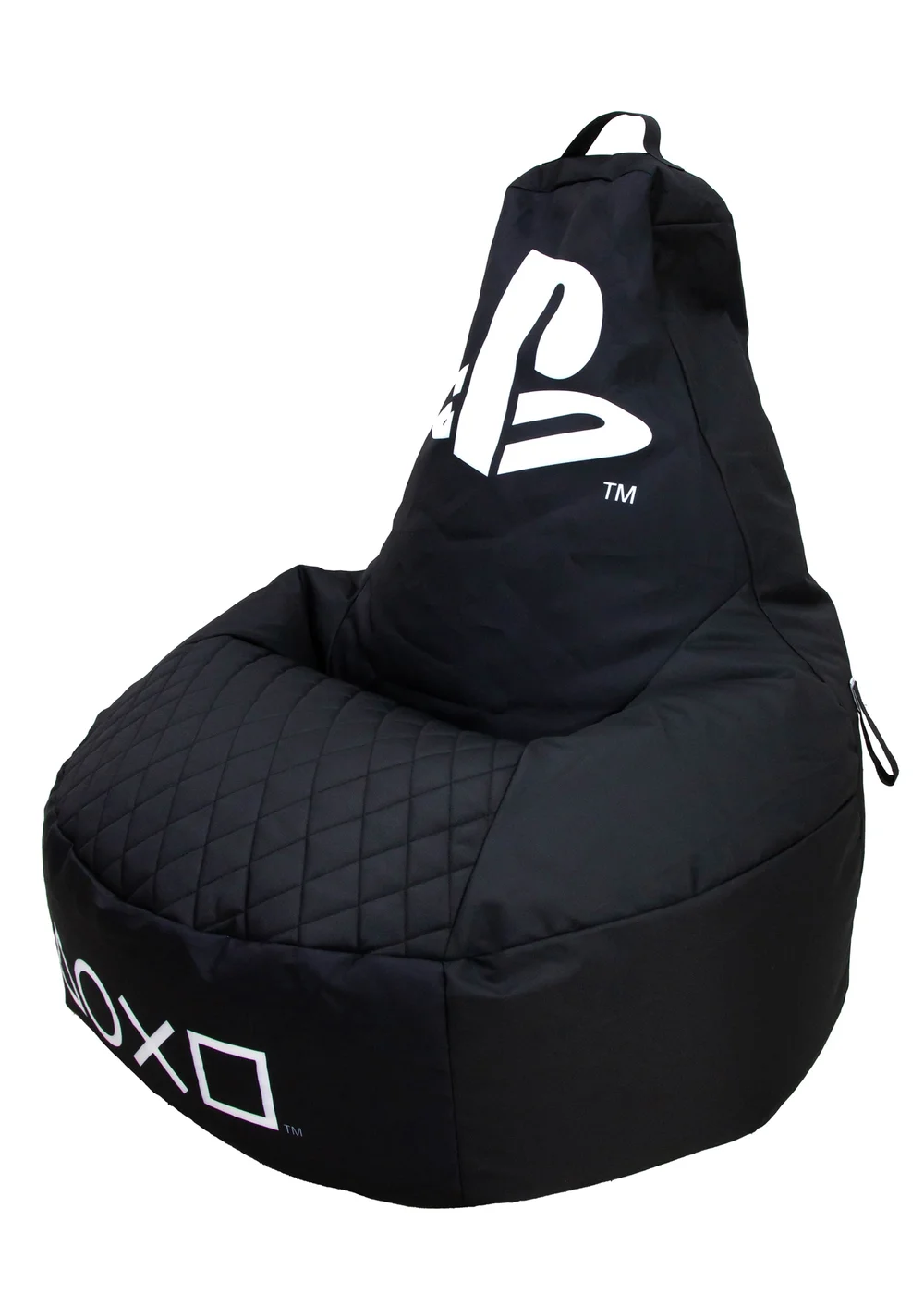 PlayStation High Back Black Lounging Gaming Bean Chair - One Size Image 5