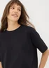 Black Oversized T-Shirt - Small Image 3