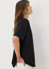 Black Oversized T-Shirt - Small Image 2