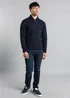 Tokyo Laundry Navy Shawl Neck Cable Knit Jumper - Large Image 3