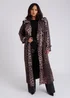 Urban Bliss Brown Leopard Print Trench - 14 Image 1
