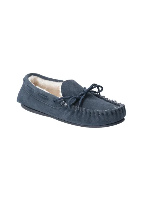 Hush Puppies Navy Allie Slipper - Size 3 Image 2
