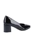 Hush Puppies Black Anna Patent Court Shoes - Size 8 Image 3