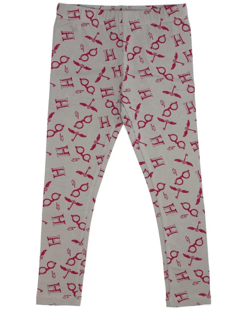 Vanilla Underground Harry Potter Girls Purple Hogwarts Crest Pyjama Set (5 - 14 Years) - Age 11-12 Years Image 4