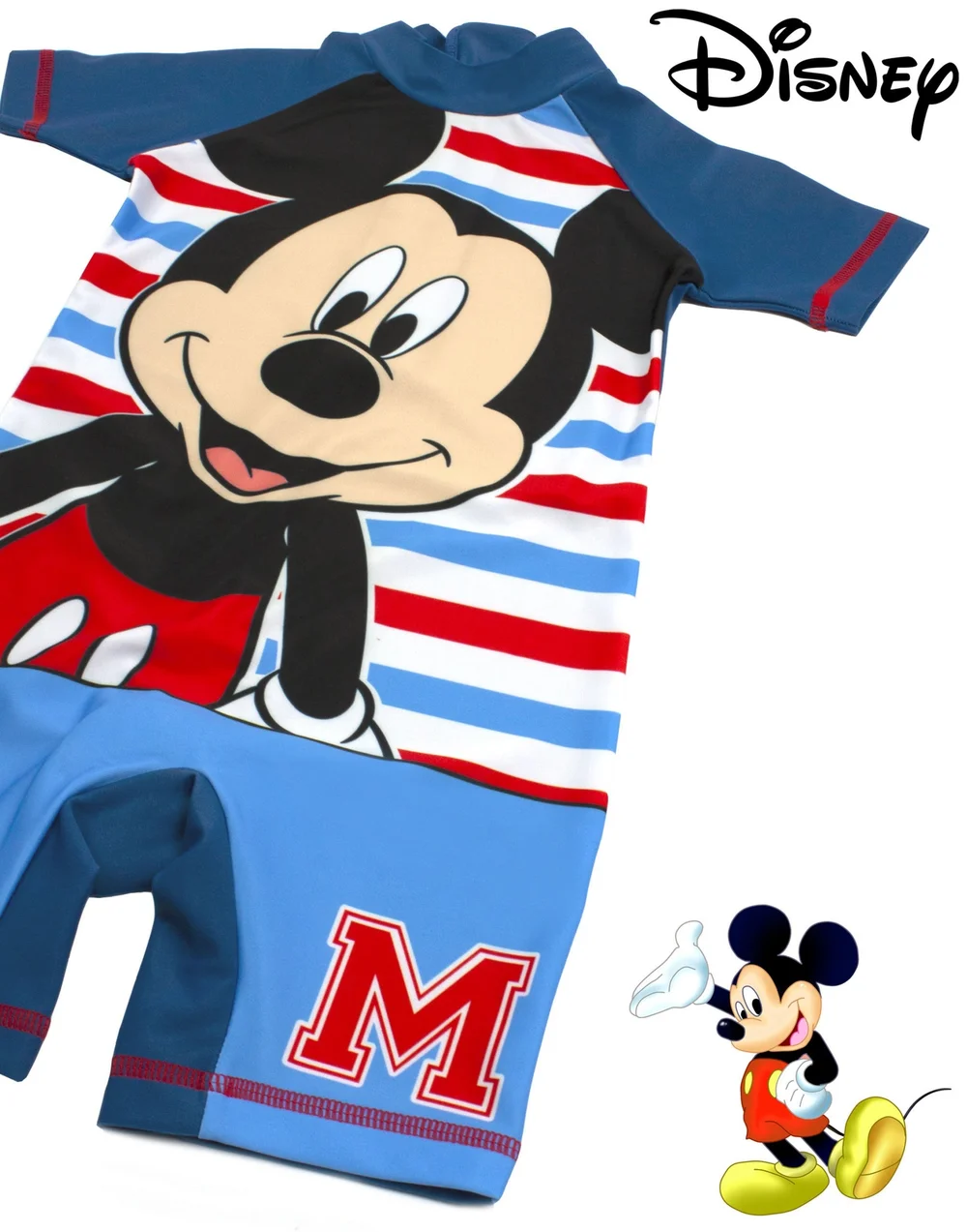 Disney Boys Blue Mickey Mouse Surf Suit (12mths-6yrs) - 5-6 Yrs Image 3