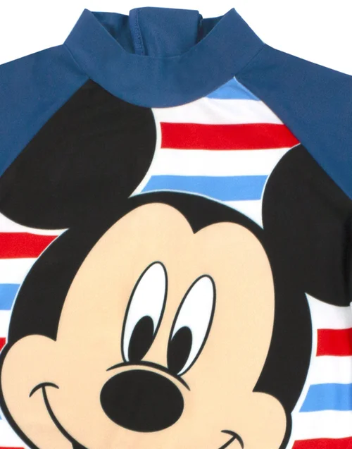 Disney Boys Blue Mickey Mouse Surf Suit (12mths-6yrs) - Age 5-6 Years Image 4