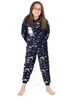 Vanilla Underground Harry Potter Girls Blue Hedwig Applique Onesie (5-15 Years) - Age 8-9 Years Image 1