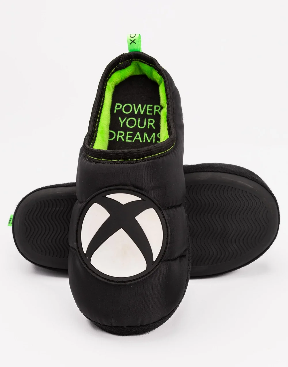 Vanilla Underground Xbox Boys Black Logo Mule Slippers (13 Younger - 5 Older) - Size 1 Infants Footwear Image 2