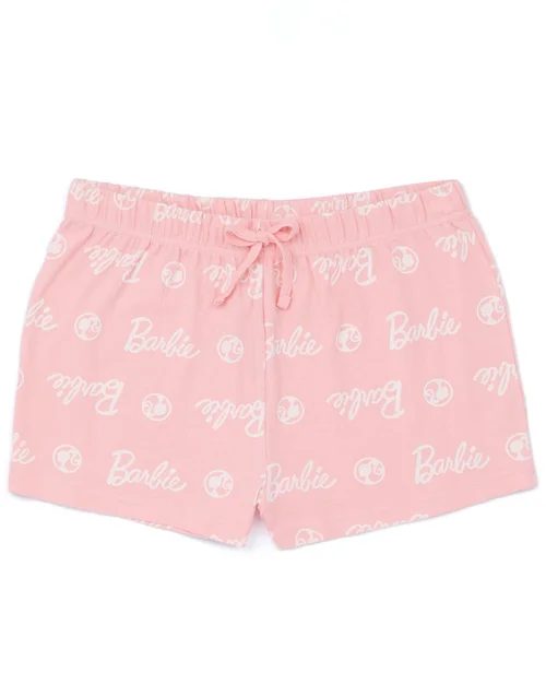 Barbie Pink Vest and Shorts Pyjama Set - Extra small Image 3